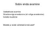 Enda avamine-usaldus-suhted-suhete kujunemine #5