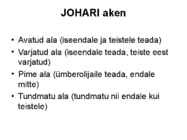 Enda avamine-usaldus-suhted-suhete kujunemine #8