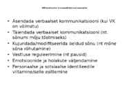 Mitteverbaalne tasand suhtlemisel #3