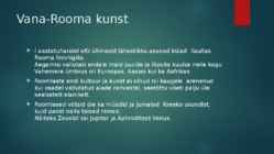 Vana-Rooma kunst #2