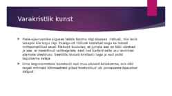 Varakristlik kunst #2