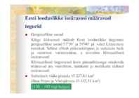 Eesti loodusgeograafia 1 kursuse konspekt #16