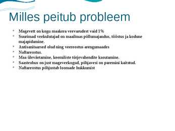 Magevee puudus #2