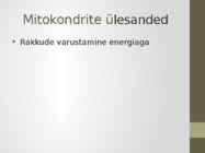 Rakuorganellid #9