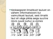 Ilmalik muusika-rüütlipoeesia ja rüütlilaulikud #4