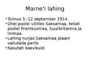 I maailmsõda põhjused ja ajend #6