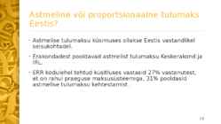 Astmeline tulumaks vs proportsionaalne tulumaks #12