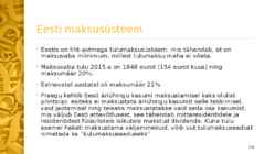 Astmeline tulumaks vs proportsionaalne tulumaks #10
