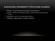 Rahvastiku paiknemine ja asustus #4