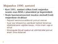 Eesti majandus 1990-2000 #2