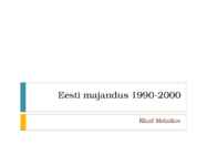 Eesti majandus 1990-2000