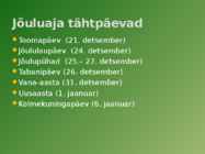 EESTLASTE VANAD JÕULUKOMBED #4