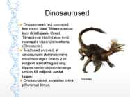 Dinosauruste-sh lindude evolutsioon #2