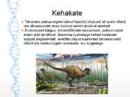 Dinosauruste-sh lindude evolutsioon #12