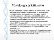 Dinosauruste-sh lindude evolutsioon #9