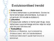 Dinosauruste-sh lindude evolutsioon #10