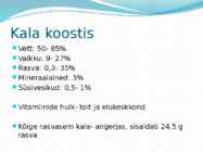 Kalaliha omadused ja toiteväärtus esitlus #3