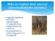 Inglise keele virtuaalne õpe #3