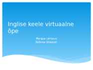Inglise keele virtuaalne õpe