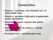 Optiline illusioon ja Rorschachi Test #2