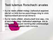 Optiline illusioon ja Rorschachi Test #40