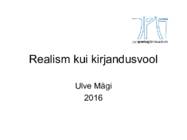 Realism kui kirjandusvool