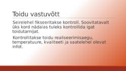 Seiresüsteemi kehtestamine #3