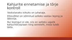 Seiresüsteemi kehtestamine #6