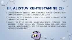 ENESEKEHTESTAMINE #11