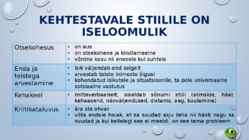 ENESEKEHTESTAMINE #6