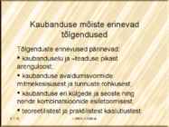 Kaubanduse alused #3