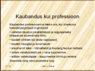 Kaubanduse alused #10