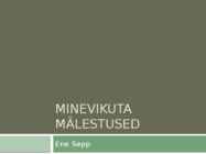 Minevikuta mälestused