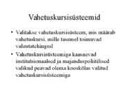 Vahetuskurss #2