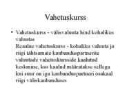 Vahetuskurss #3