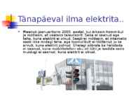 Elektri minevik ja tänapäev #12