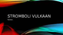 Stromboli Vulkaan