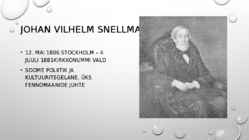 Johan Vilhelm Snellman #2