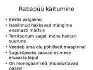 Rabapüü arvukuse uuring #4