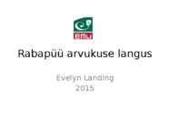 Rabapüü arvukuse uuring