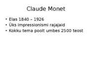 Impressionism kunstis #6