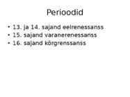 Renessanss arhitektuuris #2