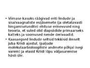 Linnutiiva evolutsioon #3