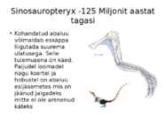 Linnutiiva evolutsioon #5