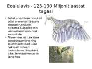 Linnutiiva evolutsioon #9