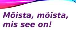 Mõistatused #2