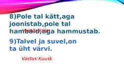 Mõistatused #6