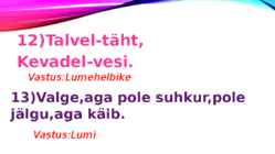 Mõistatused #8
