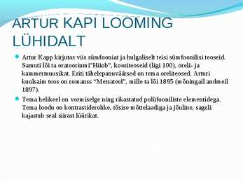 Artur Kapi ja Heino Elleri-võrdlus #5