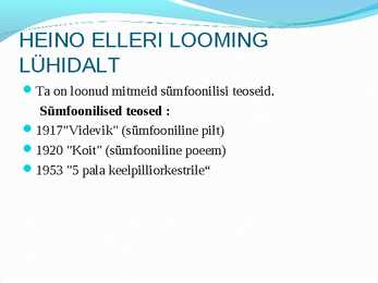 Artur Kapi ja Heino Elleri-võrdlus #7